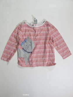 Triko dl.rukáv pro holky s pruhem secondhnad Triko dl.rukáv pro holky s pruhem secondhnad
