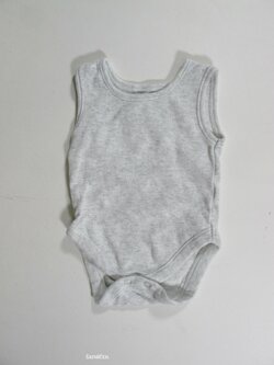 Body pro kluky šedé tílkové secondahnd Body pro kluky šedé tílkové secondahnd