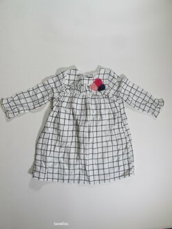 Šaty dl rukáv kostkované secondhand Šaty dl rukáv kostkované secondhand