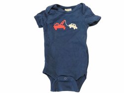 Body krátké pro kluky tmavě modré s obrázkem secondhand Body krátké pro kluky tmavě modré s obrázkem secondhand