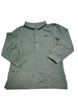 Tmavě zelená polokošile s dlouhým rukávem pro kluky Matalan Tmavě zelená polokošile s dlouhým rukávem pro kluky Matalan