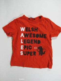 Červené triko pro kluky secondhand