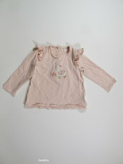 Triko dl.rukáv pro holky růžové secondhnad