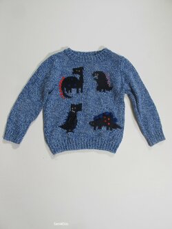 Svetr modrý pro kluky secondhand Svetr modrý pro kluky secondhand