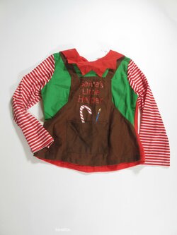 Triko vánoční od kostýmu santy secondhand Triko vánoční od kostýmu santy secondhand