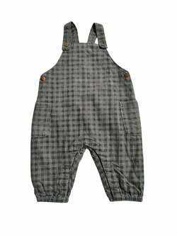 Kostkovaný overal na laclu pro kluky secondhand Zara