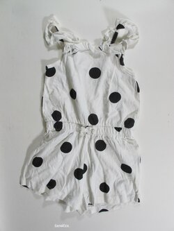 Letní overal s puntíky secondhand Letní overal s puntíky secondhand