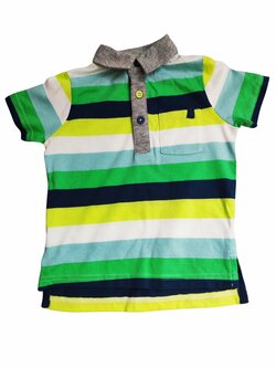 Barevně pruhovaná polokošile pro kluky secondhand TU Barevně pruhovaná polokošile pro kluky secondhand TU