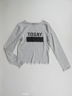 Triko dl.rukáv pro holky šedé secondhnad Triko dl.rukáv pro holky šedé secondhnad