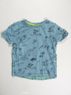 Triko zelené s obrázky  pro kluky secondhand