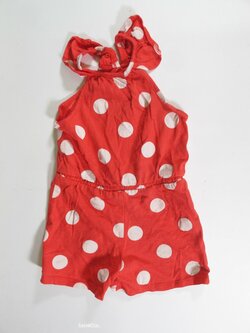 Letní overal s puntíkem pro holky secondhand