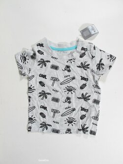 Triko pro kluky šedo černé outlet Triko pro kluky šedo černé outlet