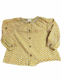 Žlutá blůza s kytičkami pro holky secondhand Next Žlutá blůza s kytičkami pro holky secondhand Next