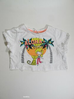 Triko pro holky bílé crop secondhand Triko pro holky bílé crop secondhand