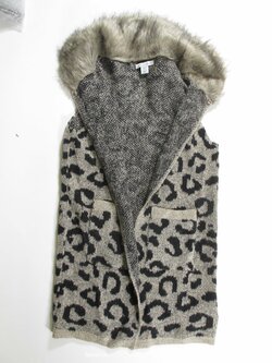 Vesta pro holky  se vzorem secondhand