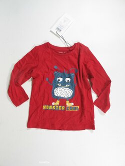 Triko dl.rukáv pro kluky červené outlet Triko dl.rukáv pro kluky červené outlet