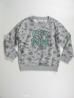 Mikina pro kluky šedé secondhand Mikina pro kluky šedé secondhand