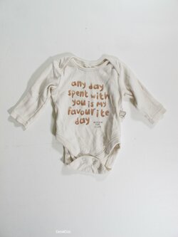 Body dl rukáv pro kluky světlé secondhand Body dl rukáv pro kluky světlé secondhand