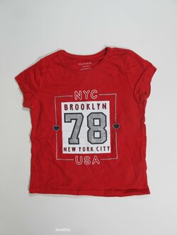 Triko dl.rukáv pro holky červené secondhand Triko dl.rukáv pro holky červené secondhand