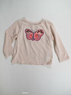 Triko dl.rukáv pro holky světle růžové secondhand Triko dl.rukáv pro holky světle růžové secondhand