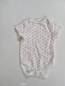 Bílo růžové body pro holky  secondhand