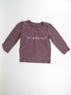 Triko dl.rukáv pro holky vínové secondhnad Triko dl.rukáv pro holky vínové secondhnad