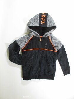 Mikina pro kluky černo šedá secondhand Mikina pro kluky černo šedá secondhand