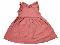 Šaty růžové s duhami secondhand Šaty růžové s duhami secondhand