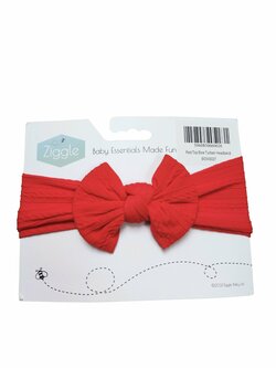 Červená čelenka s mašlí pro holky outlet Ziggle Červená čelenka s mašlí pro holky outlet Ziggle