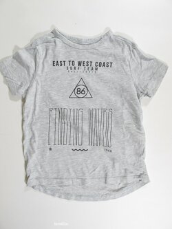 Triko pro holky šedé secondhand Triko pro holky šedé secondhand