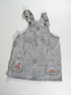 Šaty pro holky džínové šedé secondhand Šaty pro holky džínové šedé secondhand