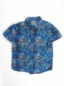 Modrá košile pro kluky s obrázky secondhnad Modrá košile pro kluky s obrázky secondhnad