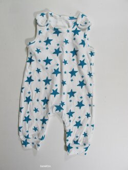 Overal pro kluky bílo zelené secondhand