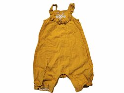 Žlutý overal na ramínkách pro holky secondhand Žlutý overal na ramínkách pro holky secondhand