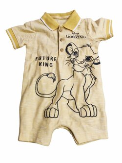 Žlutý overal Lví král Simba pro kluky outlet Disney Žlutý overal Lví král Simba pro kluky outlet Disney