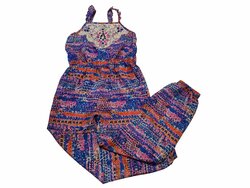 Vzorovaný overal na ramínkách pro holky secondhand George Vzorovaný overal na ramínkách pro holky secondhand George