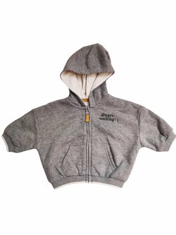 Šedá mikina s kapucí pro kluky outlet George Šedá mikina s kapucí pro kluky outlet George