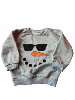 Mikina se sněhulákem pro kluky secondhand