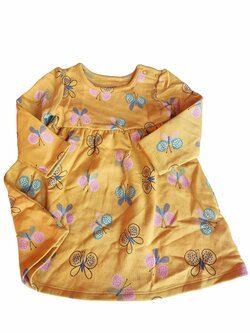 Jarní žluté šaty s motýly outlet M&S Jarní žluté šaty s motýly outlet M&S