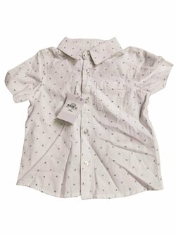 Bílé košile se vzorem krátký rukáv pro kluky outlet Primark