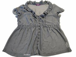 Průhledné šedé šaty s hvězdičkami Inspire