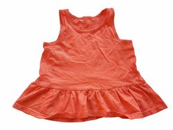 Oranžový topík na ramínkách secondhand TU