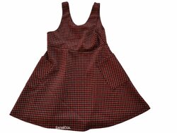 Kostičkované šaty červené secondhand Nutmeg Kostičkované šaty červené secondhand Nutmeg