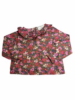 Kytičkované triko s dlouhým rukávem pro holky outlet Dolly Wears Kytičkované triko s dlouhým rukávem pro holky outlet Dolly Wears