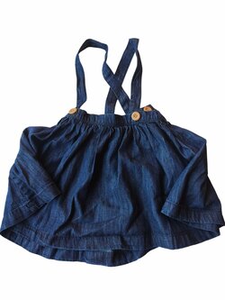 Džínová sukně na ramínkách secondhand Next