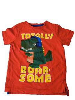 Červené triko s obrázkem pro kluky secondhand TU