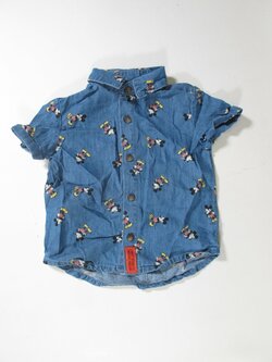 Košile modrá mickey secondhand Košile modrá mickey secondhand