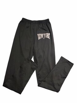 Černé elasťáky pro holky s nápisem secondhand Černé elasťáky pro holky s nápisem secondhand