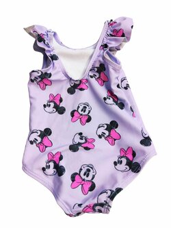 Plavecký overal fialový s Minie pro holky secondhand Disney