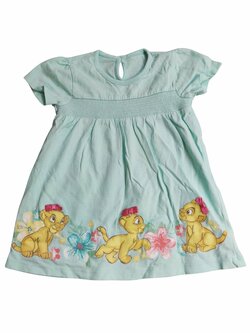 Tyrkysové šaty Lví král secondhand Disney